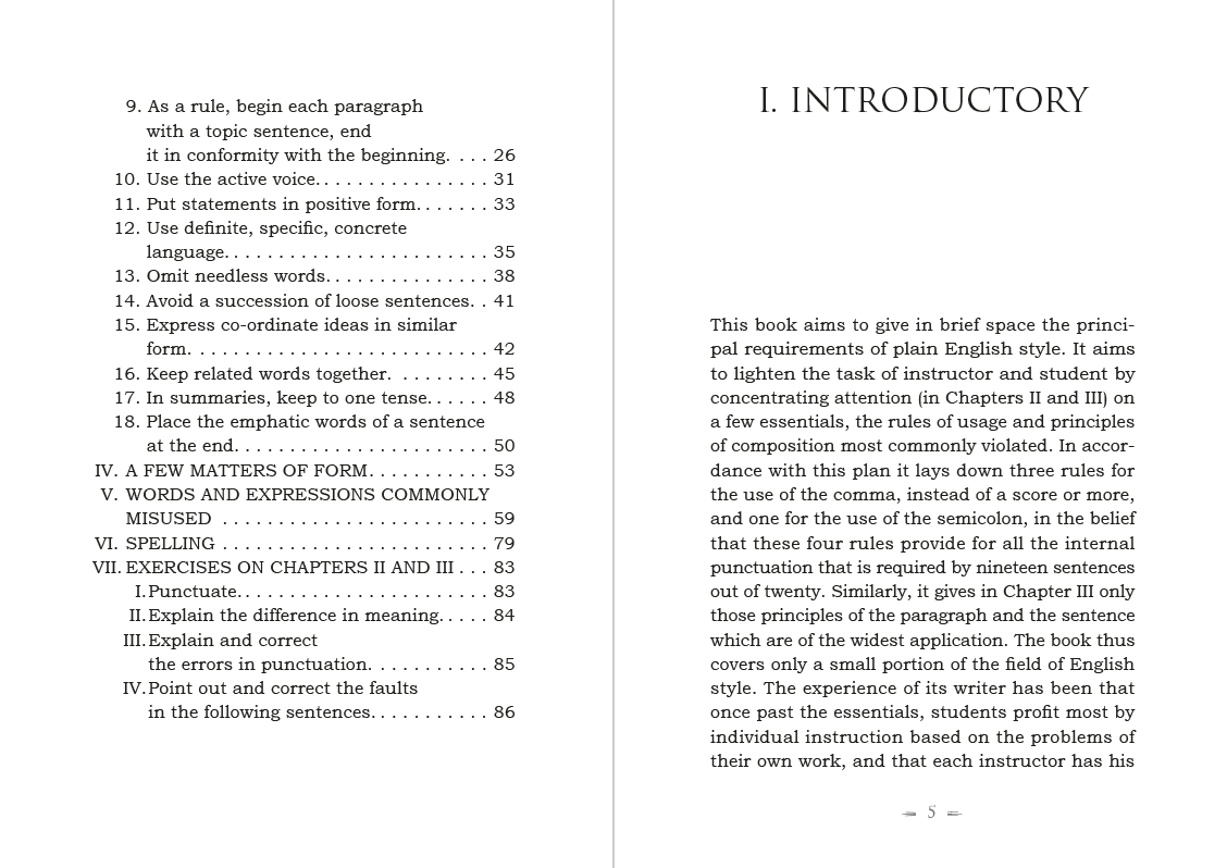 The Elements of Style William Strunk